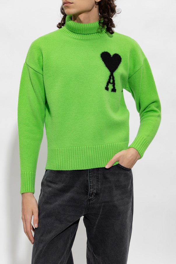 Mens neon green turtleneck best sale